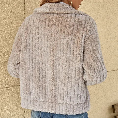 Elegance - Casoual Plushy Cardigan